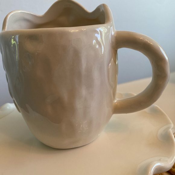 Anthropologie Francesca Kaye Halloween Owl Magic Mug Fall Birds Handpainted NIB - Picture 3 of 7